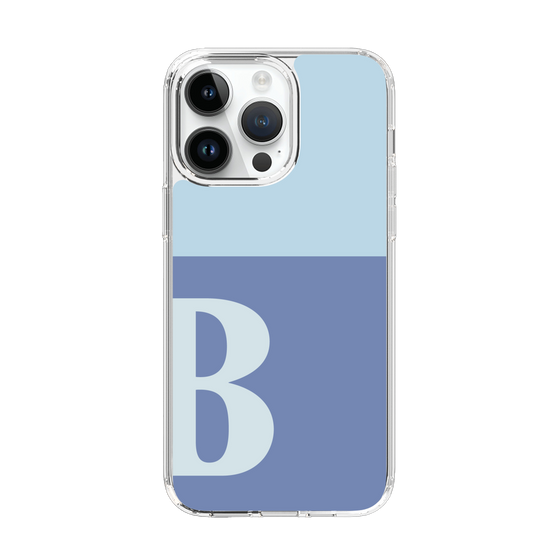Slim Protection Case［ Original - initial two tone - B blue ］
