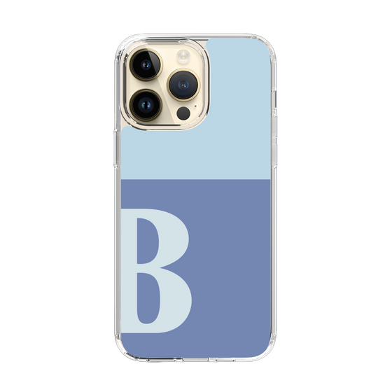 Slim Protection Case［ Original - initial two tone - B blue ］