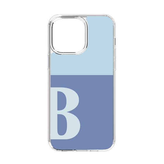 Slim Protection Case［ Original - initial two tone - B blue ］