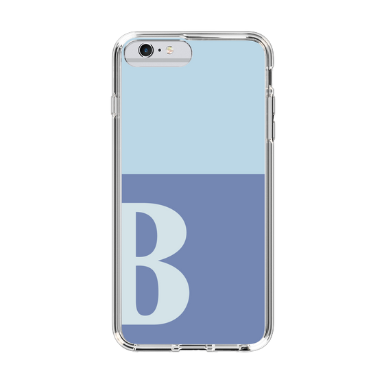 Slim Protection Case［ Original - initial two tone - B blue ］