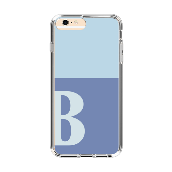 Slim Protection Case［ Original - initial two tone - B blue ］