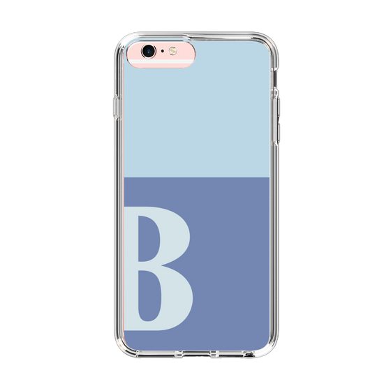 Slim Protection Case［ Original - initial two tone - B blue ］