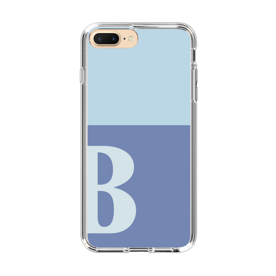 Slim Protection Case［ Original - initial two tone - B blue ］