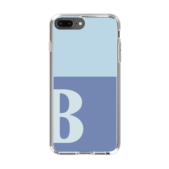 Slim Protection Case［ Original - initial two tone - B blue ］