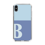 Slim Protection Case［ Original - initial two tone - B blue ］