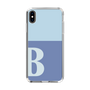 Slim Protection Case［ Original - initial two tone - B blue ］