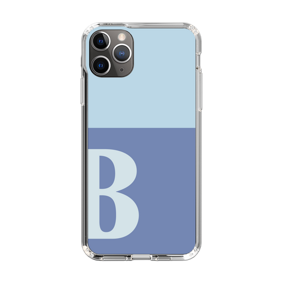 Slim Protection Case［ Original - initial two tone - B blue ］