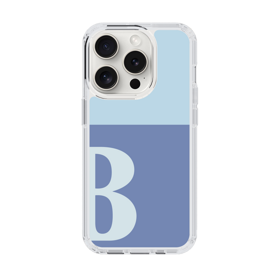Slim Protection Case［ Original - initial two tone - B blue ］