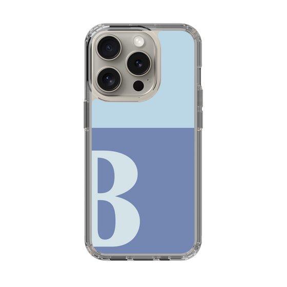Slim Protection Case［ Original - initial two tone - B blue ］