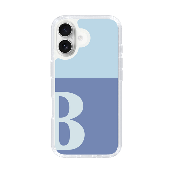 Slim Protection Case［ オリジナル - initial two tone - B blue ］