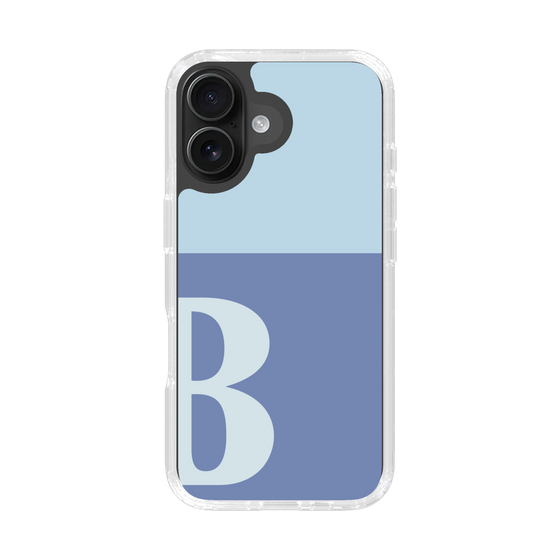 Slim Protection Case［ オリジナル - initial two tone - B blue ］