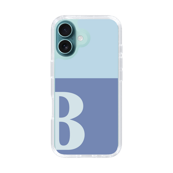 Slim Protection Case［ オリジナル - initial two tone - B blue ］