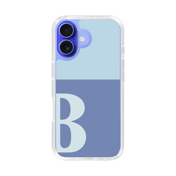 Slim Protection Case［ オリジナル - initial two tone - B blue ］