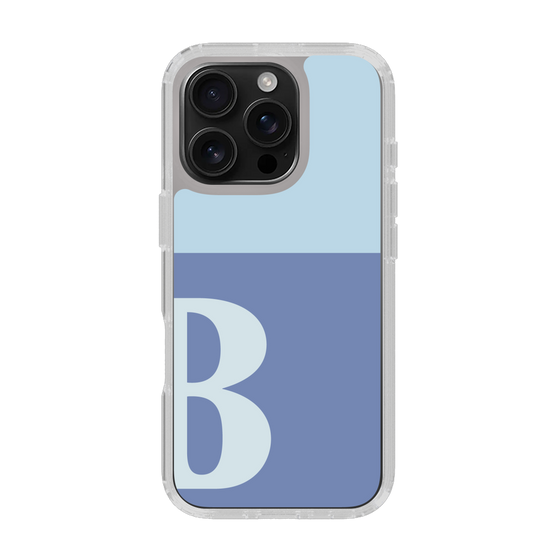 Slim Protection Case［ オリジナル - initial two tone - B blue ］