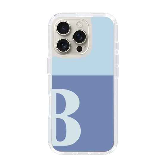 Slim Protection Case［ オリジナル - initial two tone - B blue ］