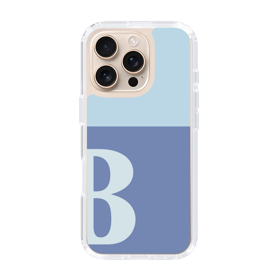 Slim Protection Case［ オリジナル - initial two tone - B blue ］