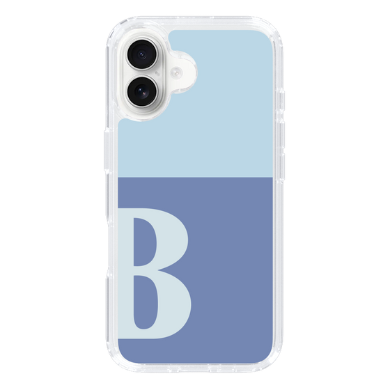 Slim Protection Case［ オリジナル - initial two tone - B blue ］
