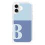 Slim Protection Case［ オリジナル - initial two tone - B blue ］