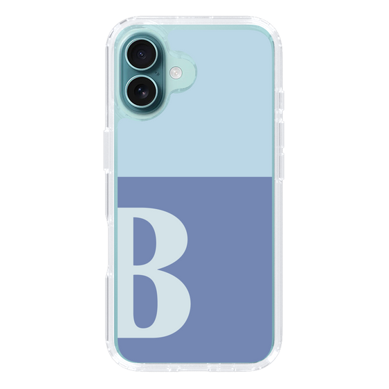 Slim Protection Case［ オリジナル - initial two tone - B blue ］