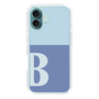 Slim Protection Case［ オリジナル - initial two tone - B blue ］