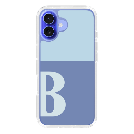 Slim Protection Case［ オリジナル - initial two tone - B blue ］