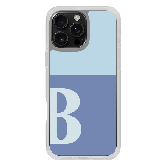 Slim Protection Case［ オリジナル - initial two tone - B blue ］