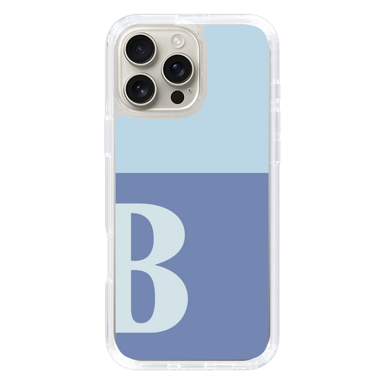 Slim Protection Case［ オリジナル - initial two tone - B blue ］