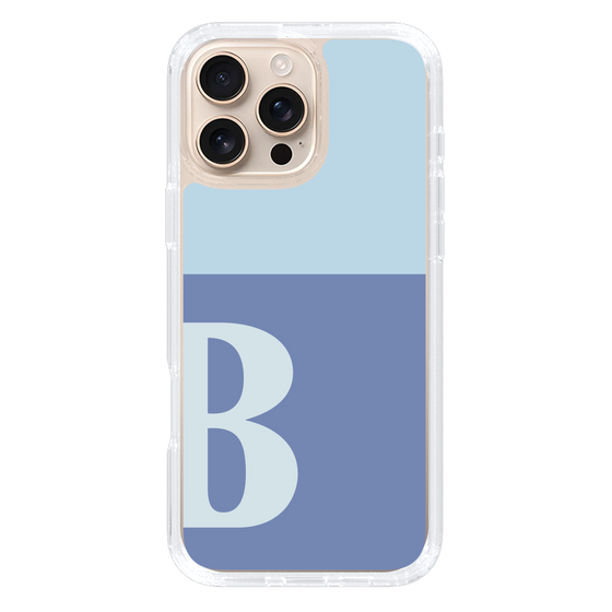 Slim Protection Case［ オリジナル - initial two tone - B blue ］