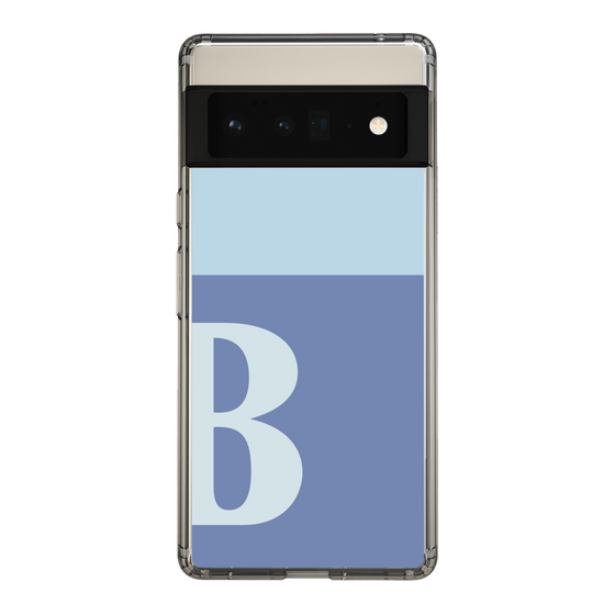 Slim Protection Case［ Original - initial two tone - B blue ］