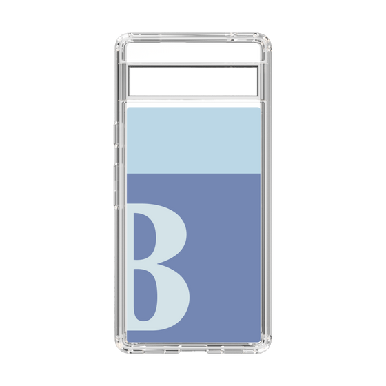 Slim Protection Case［ Original - initial two tone - B blue ］