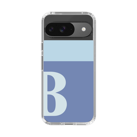 Slim Protection Case［ Original - initial two tone - B blue ］