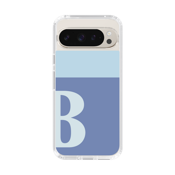 Slim Protection Case［ Original - initial two tone - B blue ］