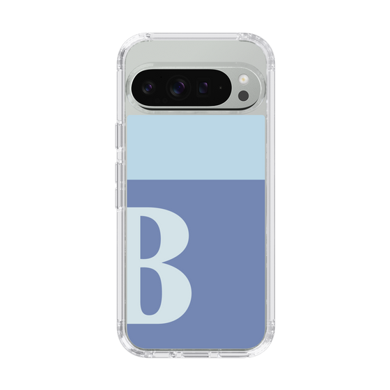 Slim Protection Case［ Original - initial two tone - B blue ］