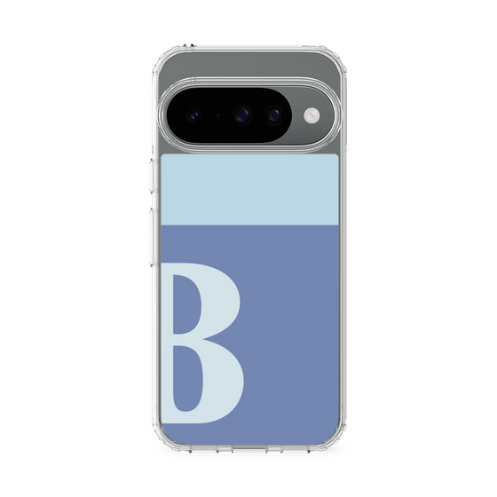 Slim Protection Case［ Original - initial two tone - B blue ］