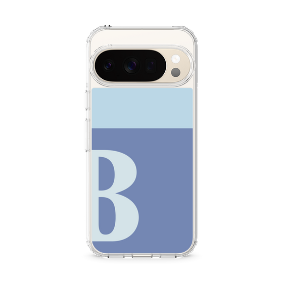 Slim Protection Case［ Original - initial two tone - B blue ］