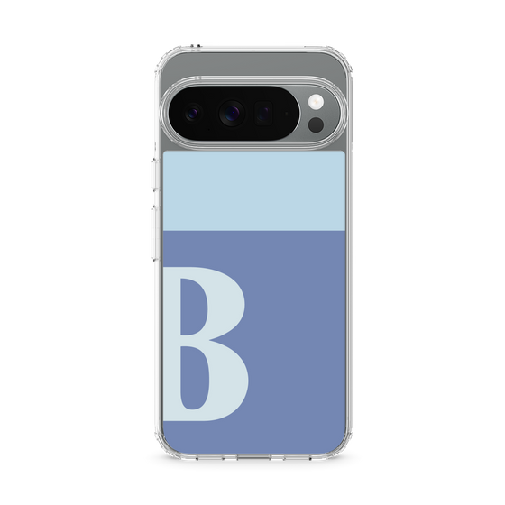 Slim Protection Case［ Original - initial two tone - B blue ］