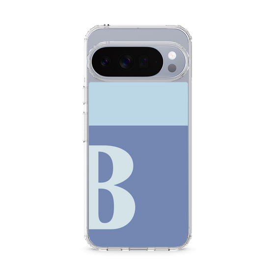 Slim Protection Case［ Original - initial two tone - B blue ］