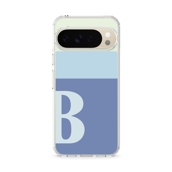 Slim Protection Case［ Original - initial two tone - B blue ］