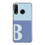 Slim Protection Case［ Original - initial two tone - B blue ］