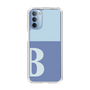 Slim Protection Case［ Original - initial two tone - B blue ］