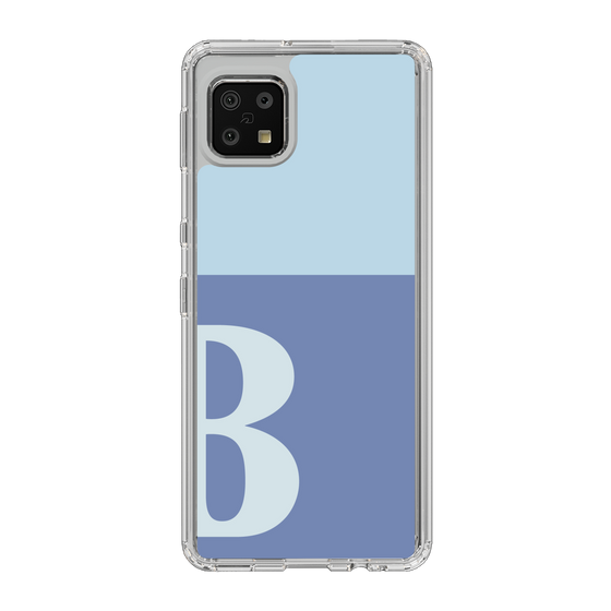 Slim Protection Case［ Original - initial two tone - B blue ］