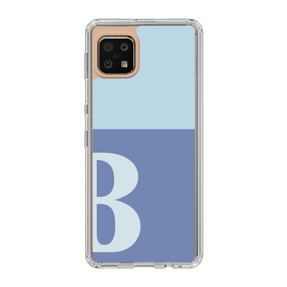 Slim Protection Case［ Original - initial two tone - B blue ］