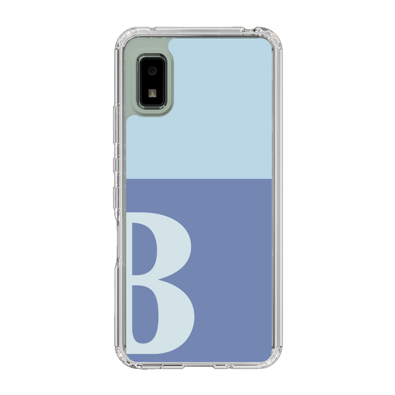Slim Protection Case［ Original - initial two tone - B blue ］