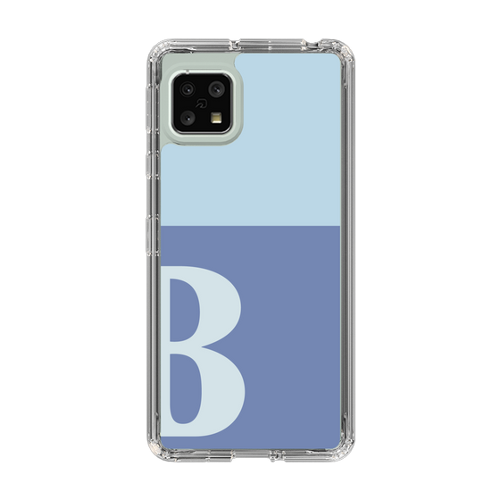 Slim Protection Case［ Original - initial two tone - B blue ］
