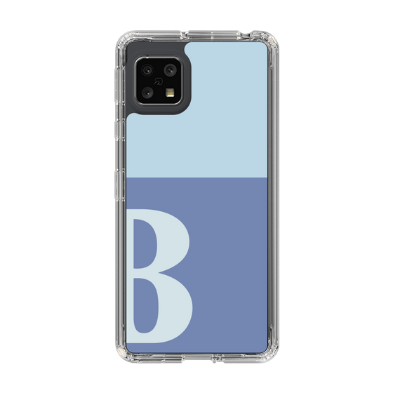 Slim Protection Case［ Original - initial two tone - B blue ］
