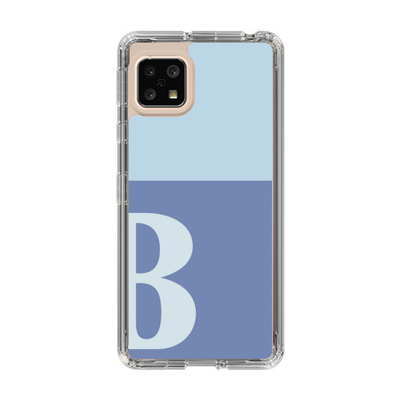 Slim Protection Case［ Original - initial two tone - B blue ］