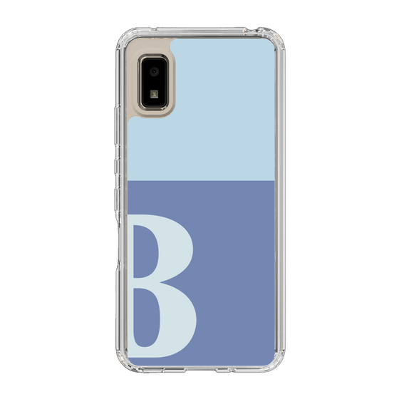 Slim Protection Case［ Original - initial two tone - B blue ］