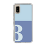 Slim Protection Case［ Original - initial two tone - B blue ］