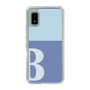 Slim Protection Case［ Original - initial two tone - B blue ］