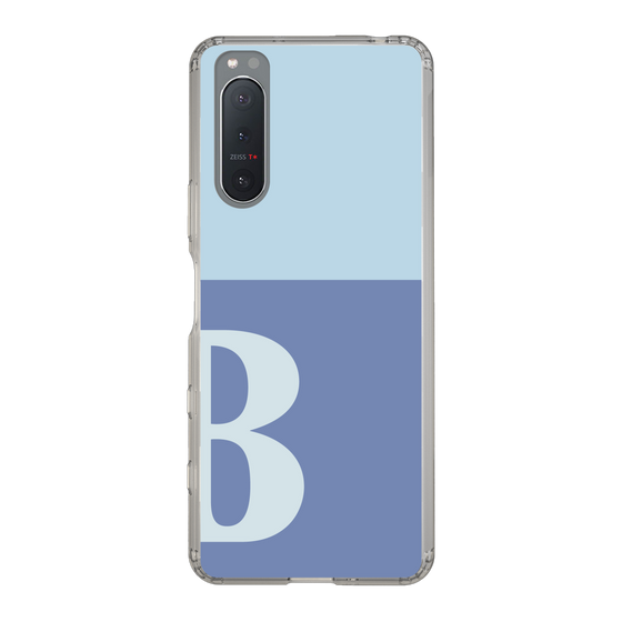 Slim Protection Case［ Original - initial two tone - B blue ］